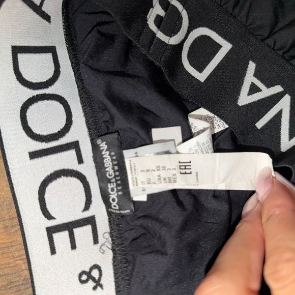Dolce & Gabbana Black and White Logo Boxer Briefs - Picture 4 of 5